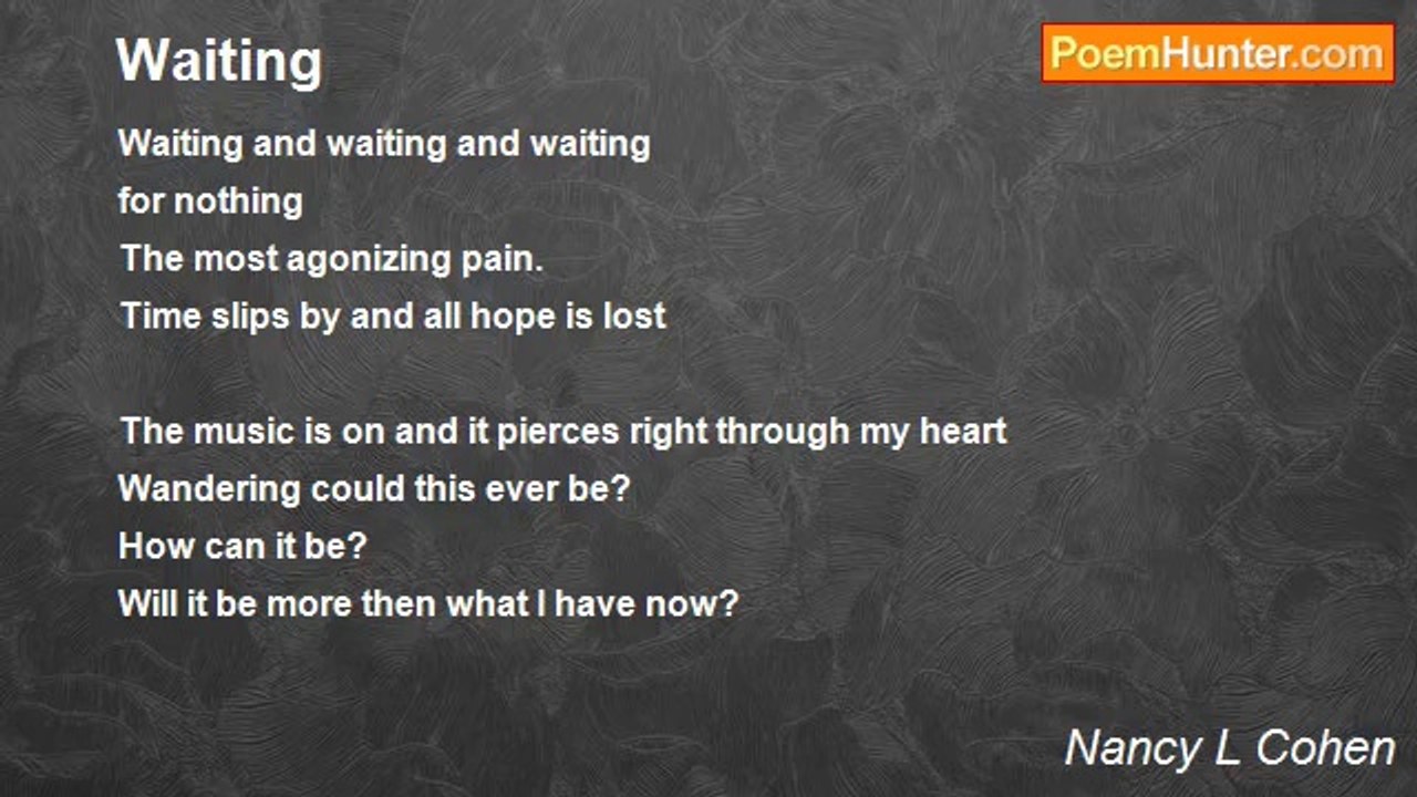 Nancy L Cohen - Waiting