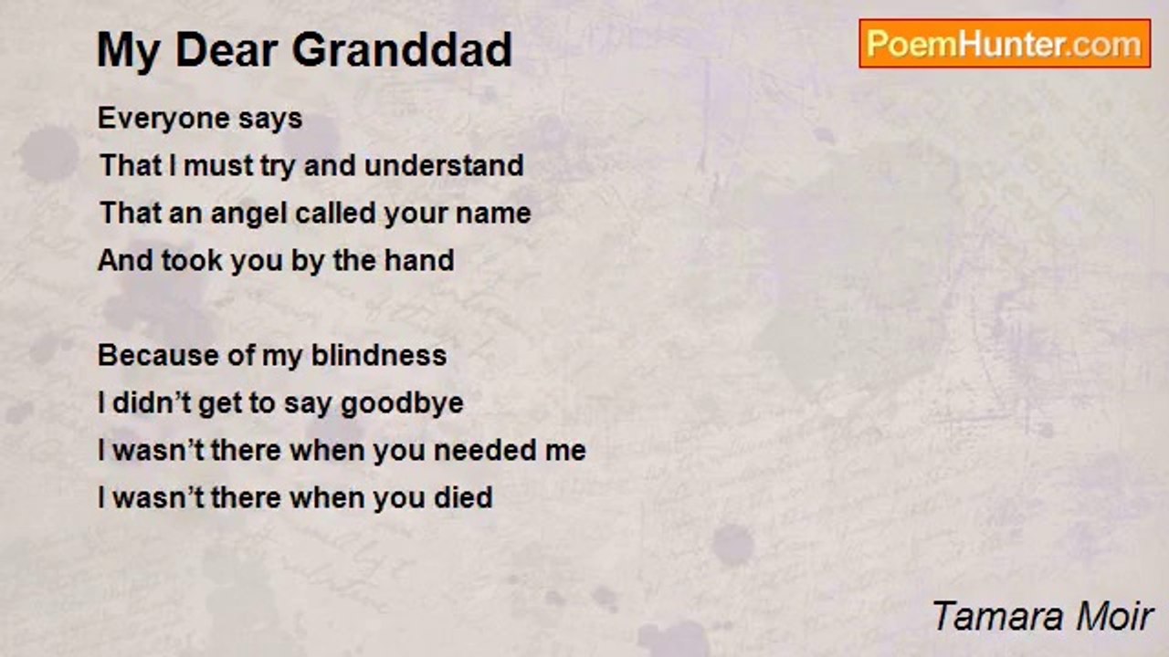 Tamara Moir - My Dear Granddad