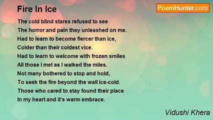 Vidushi Khera - Fire In Ice