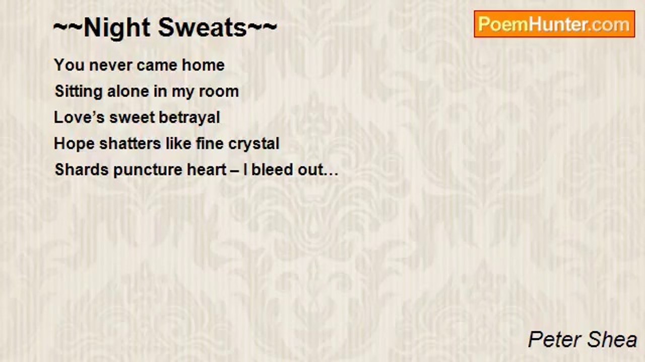Peter Shea - ~~Night Sweats~~