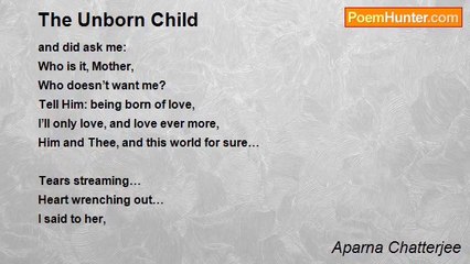 Aparna Chatterjee - The Unborn Child