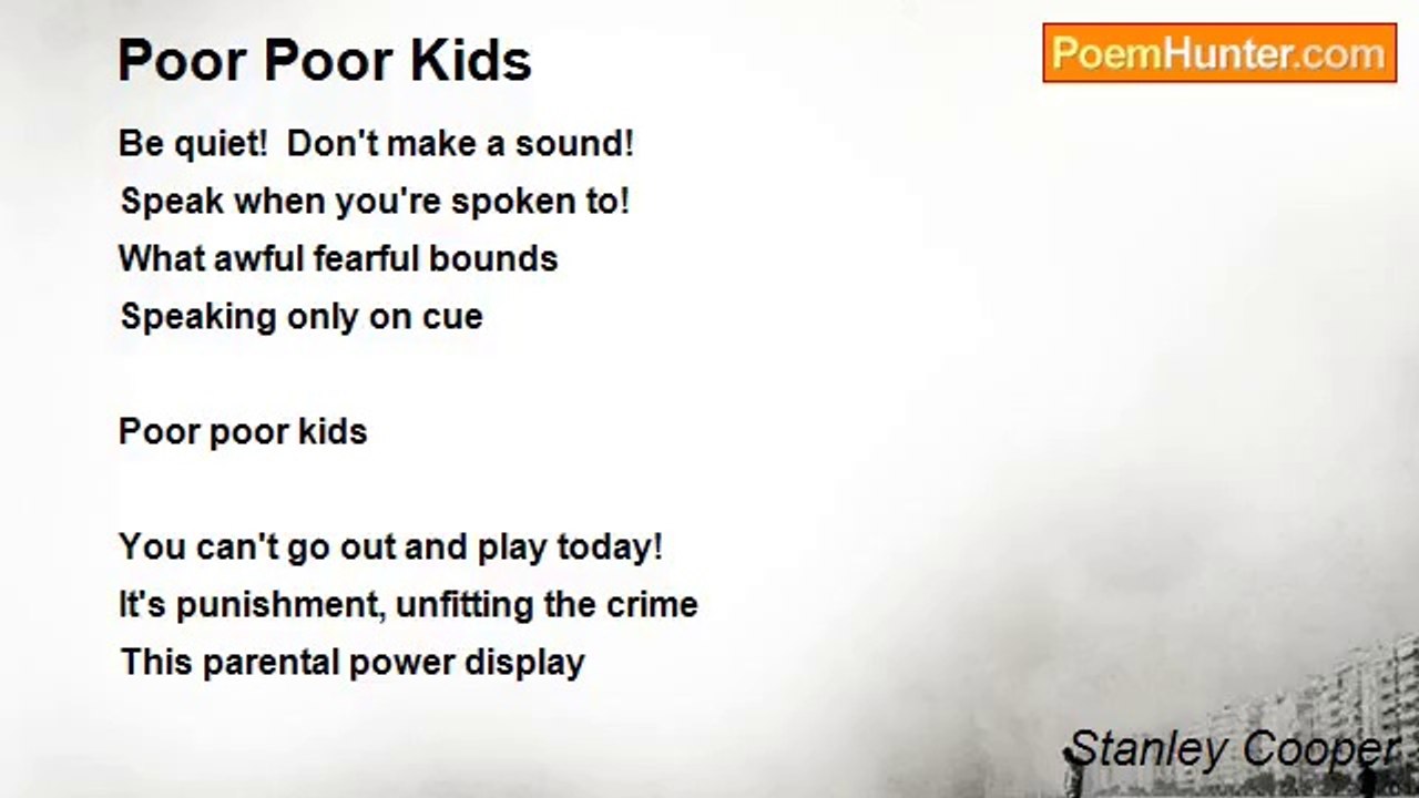 Stanley Cooper - Poor Poor Kids
