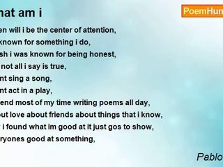 Pablo Robles - what am i