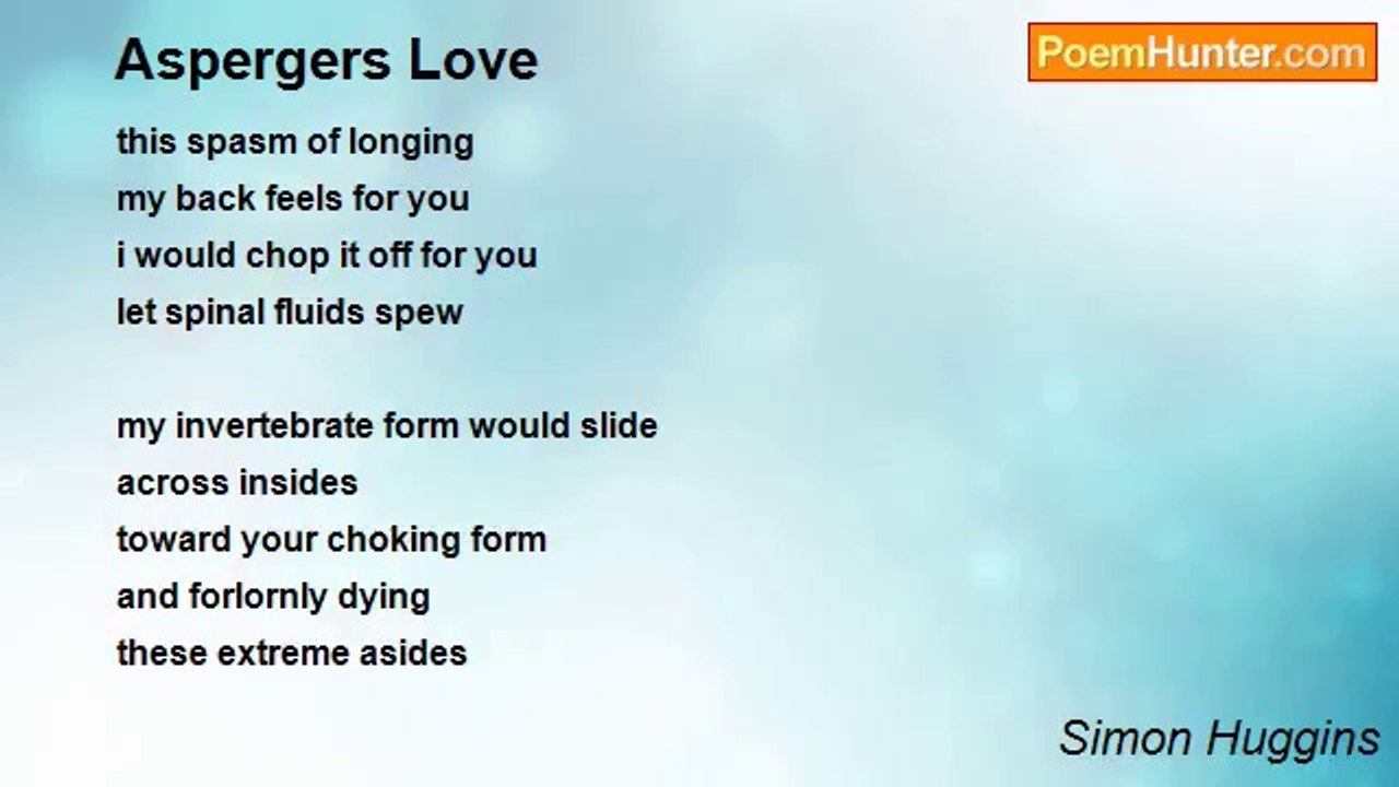 Simon Huggins - Aspergers Love