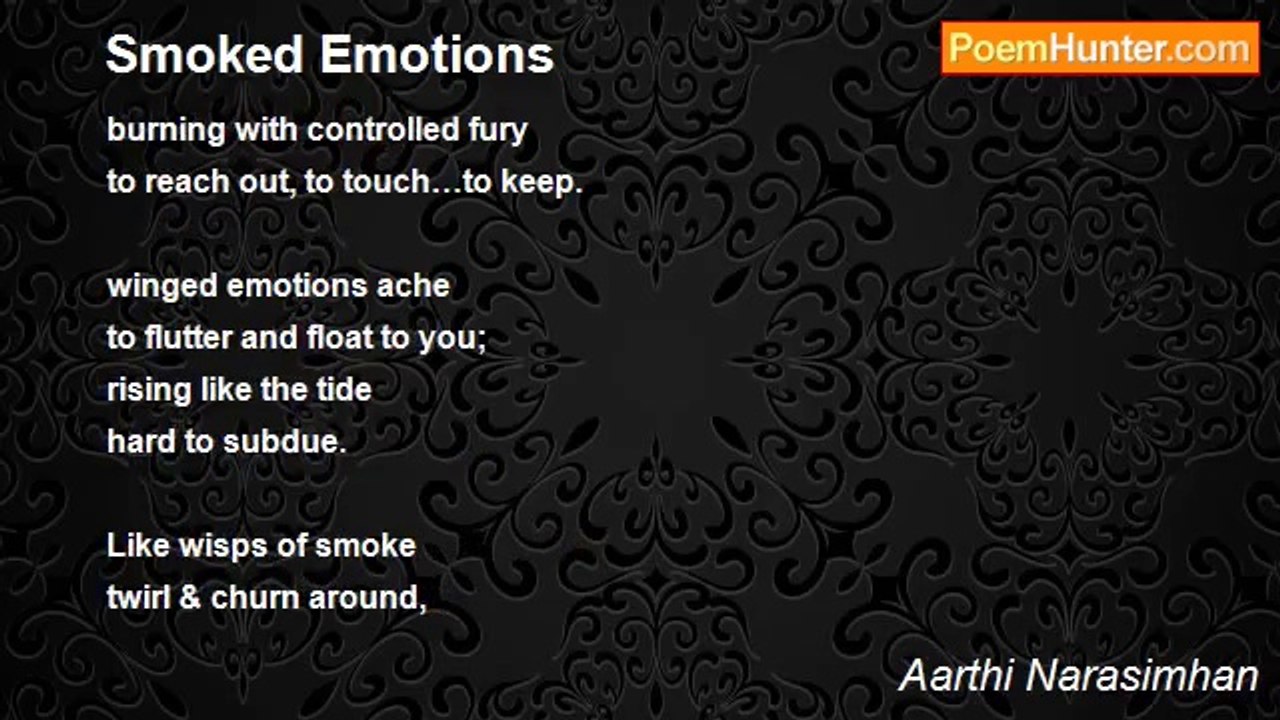 Aarthi Narasimhan - Smoked Emotions