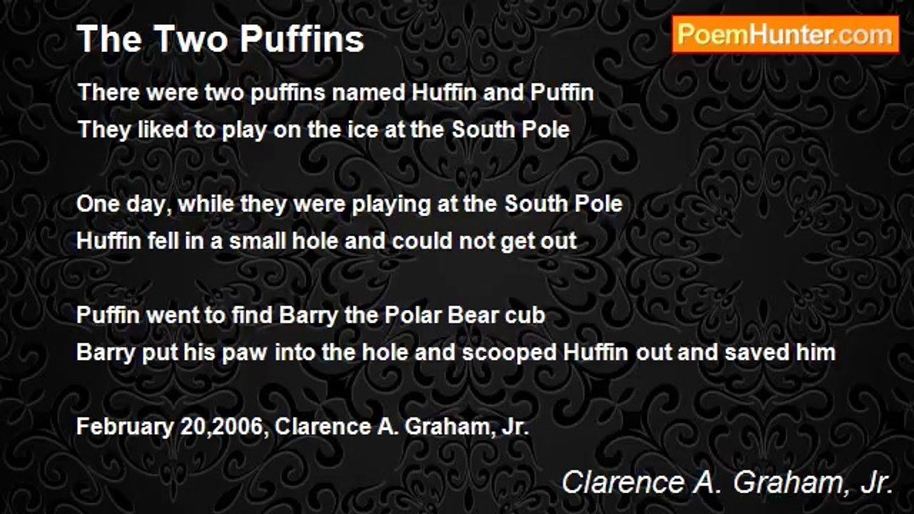 Clarence A. Graham, Jr. - The Two Puffins