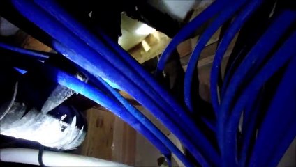 Wetness caused by leaking plumbing pipe