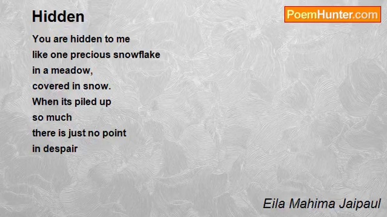 Eila Mahima Jaipaul - Hidden