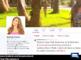 Dunya News -  Lebanon beauty “Nathaly Farraj” once again became fan of Ahmad Shehzad