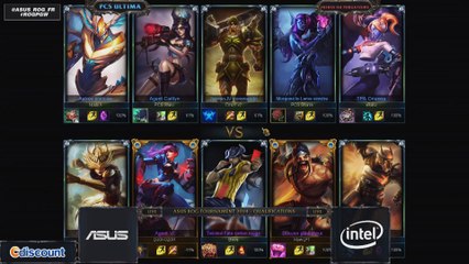 League of Legends - ASUS ROG Tournament - Qualifier 7 PCS ULTIMA VS FRERES DU PURGATOIRE