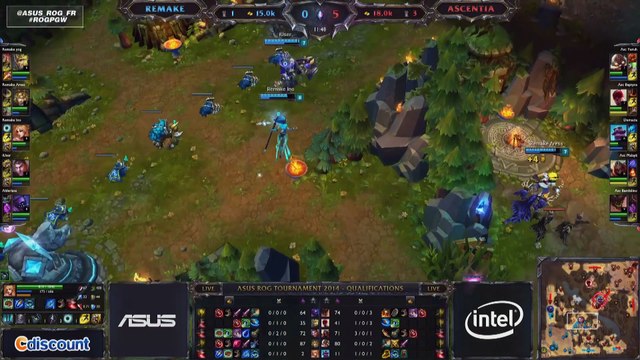League of Legends - ASUS ROG Tournament - Qualifier 7 REMAKE VS ASCENTIA
