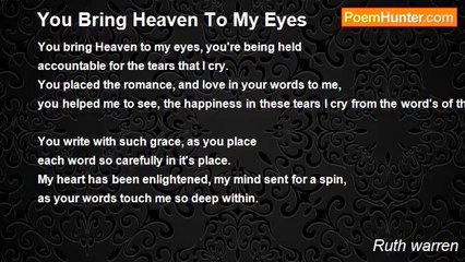 Ruth warren - You Bring Heaven To My Eyes