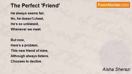 Aisha Sherazi - The Perfect 'Friend'