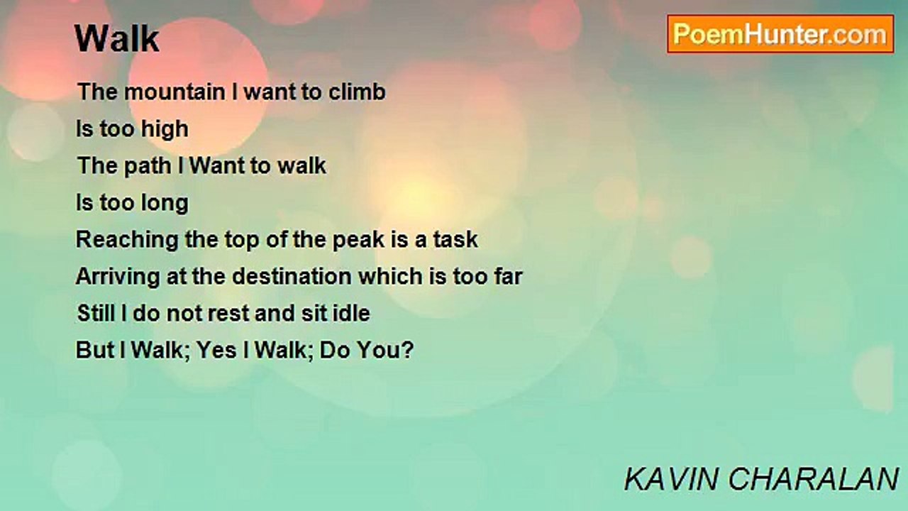 KAVIN CHARALAN - Walk