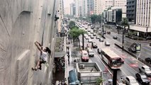 Escalade urbaine à Sao Paulo avec les meilleurs des meilleurs!