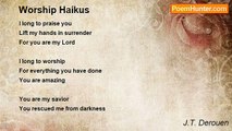 J.T. Derouen - Worship Haikus