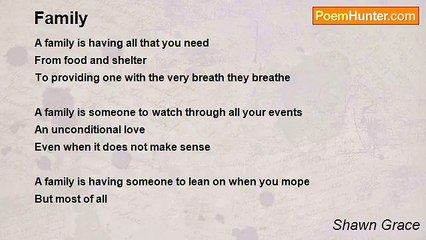 Shawn Grace - Family