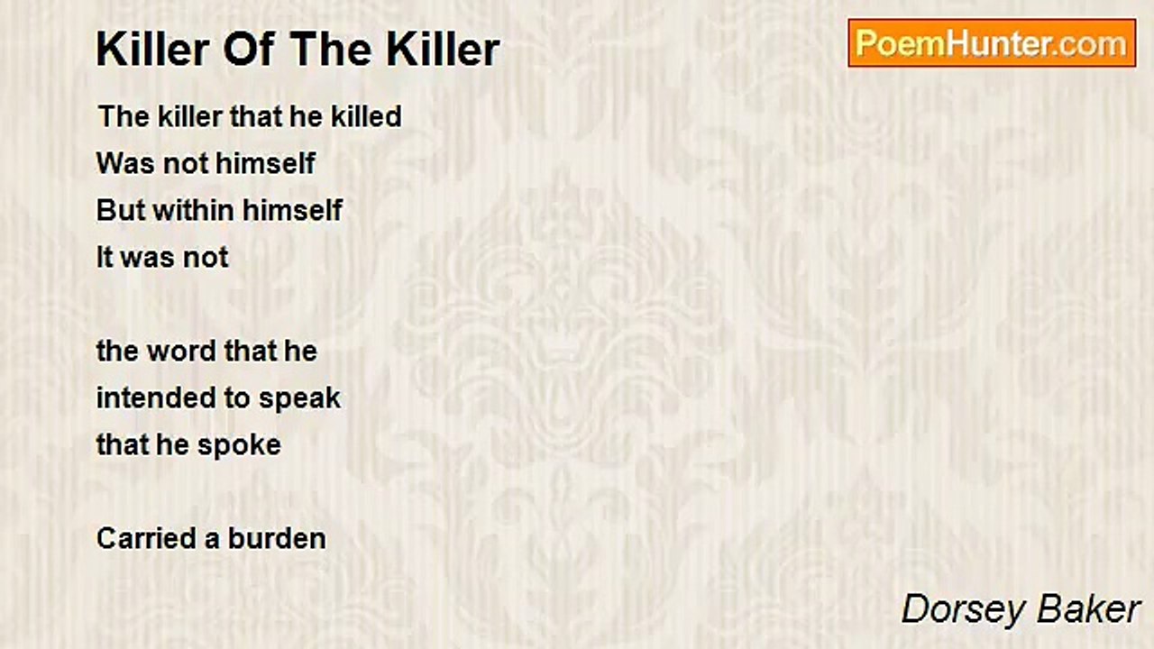 Dorsey Baker - Killer Of The Killer