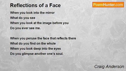 Craig Anderson - Reflections of a Face