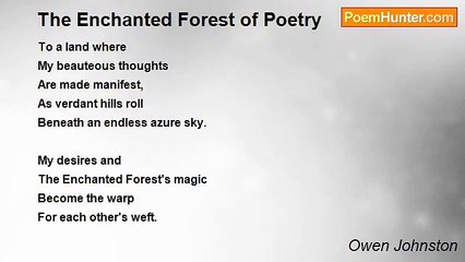 Owen Johnston - The Enchanted Forest of Poetry