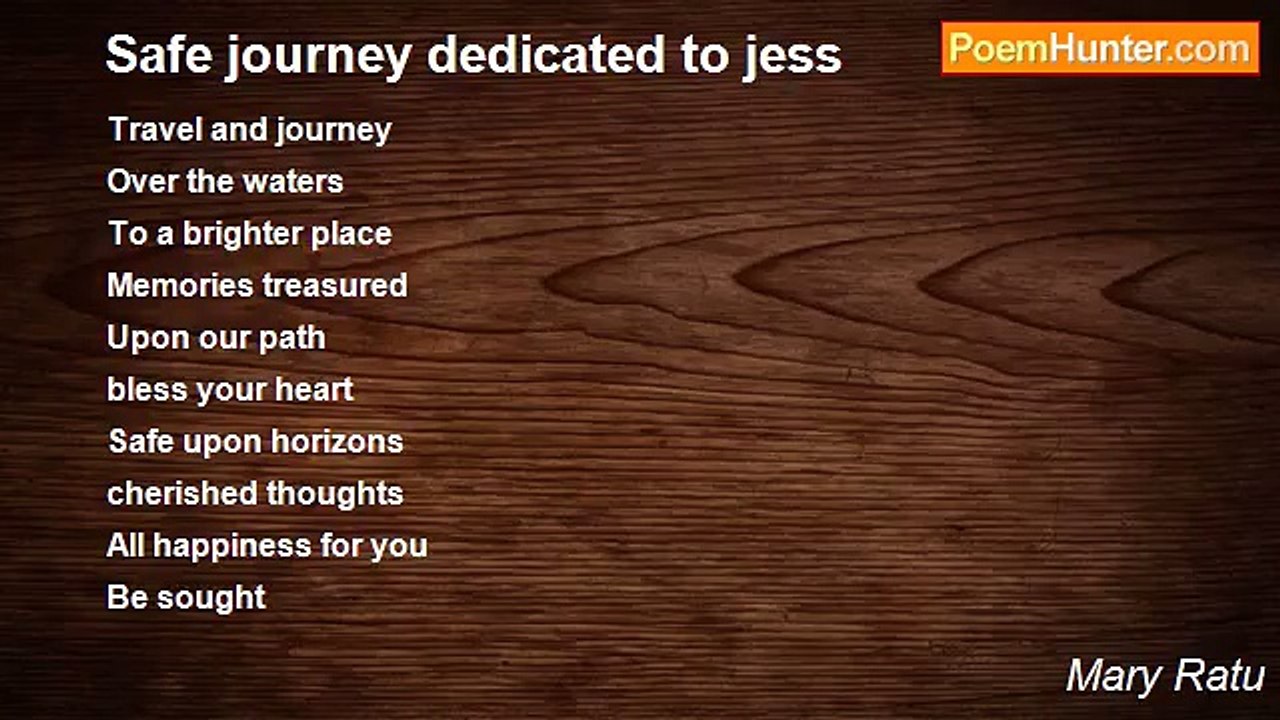 Mary Ratu - Safe journey dedicated to jess