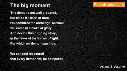 Ruerd Visser - The big moment