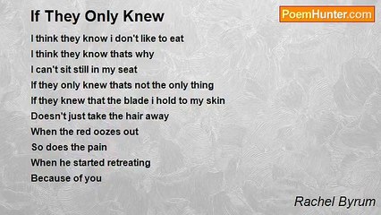 Rachel Byrum - If They Only Knew