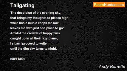 Andy Barrette - Tailgating