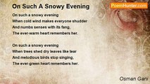 Osman Gani - On Such A Snowy Evening