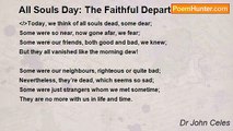 Dr John Celes - All Souls Day: The Faithful Departed
