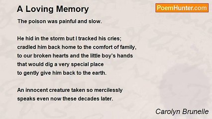 Carolyn Brunelle - A Loving Memory