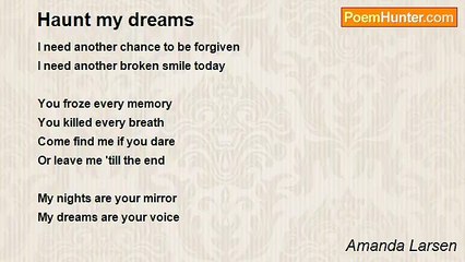Amanda Larsen - Haunt my dreams
