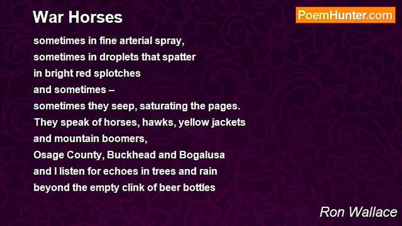 Ron Wallace - War Horses