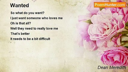 Dean Meredith - Wanted