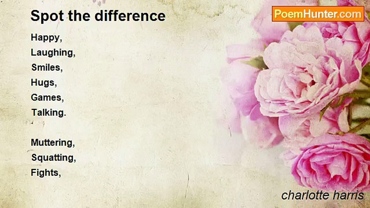 charlotte harris - Spot the difference