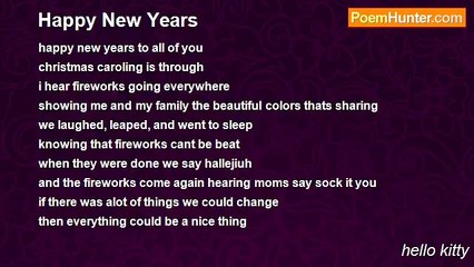 hello kitty - Happy New Years