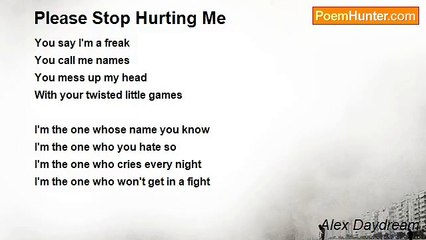 Alex Daydream - Please Stop Hurting Me