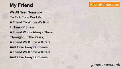 jamie newcomb - My Friend