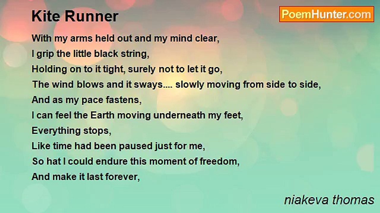 niakeva thomas - Kite Runner