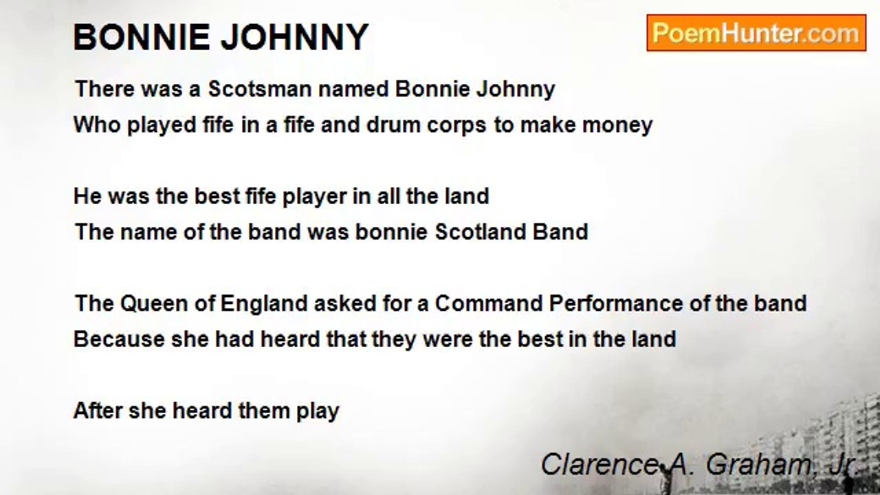 Clarence A. Graham, Jr. - BONNIE JOHNNY