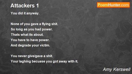 Amy Kerswell - Attackers 1