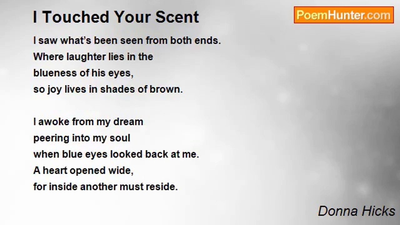 Donna Hicks - I Touched Your Scent