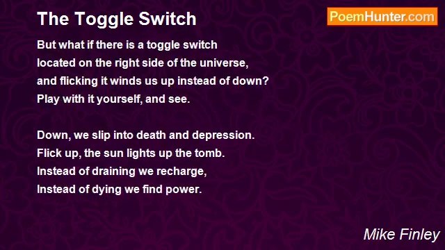 Mike Finley - The Toggle Switch