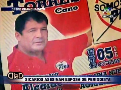 Asesinan a esposa de periodista tras denunciar actividades ilícitas de un candidato