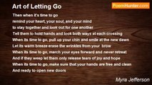 Myra Jefferson - Art of Letting Go