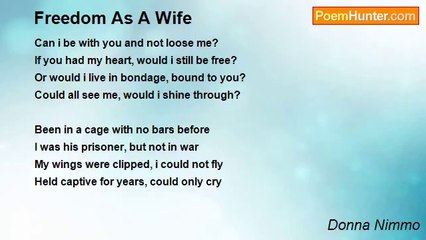 Donna Nimmo - Freedom As A Wife