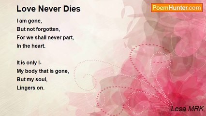Lesa MRK - Love Never Dies