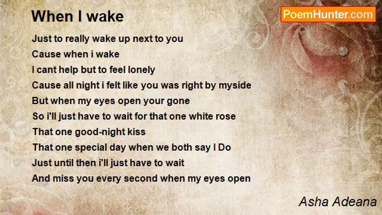 Asha Adeana - When I wake