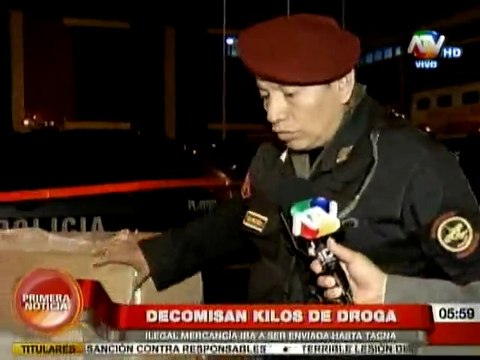 Decomisan 14 kilos de marihuana que estaban destinados a Tacna