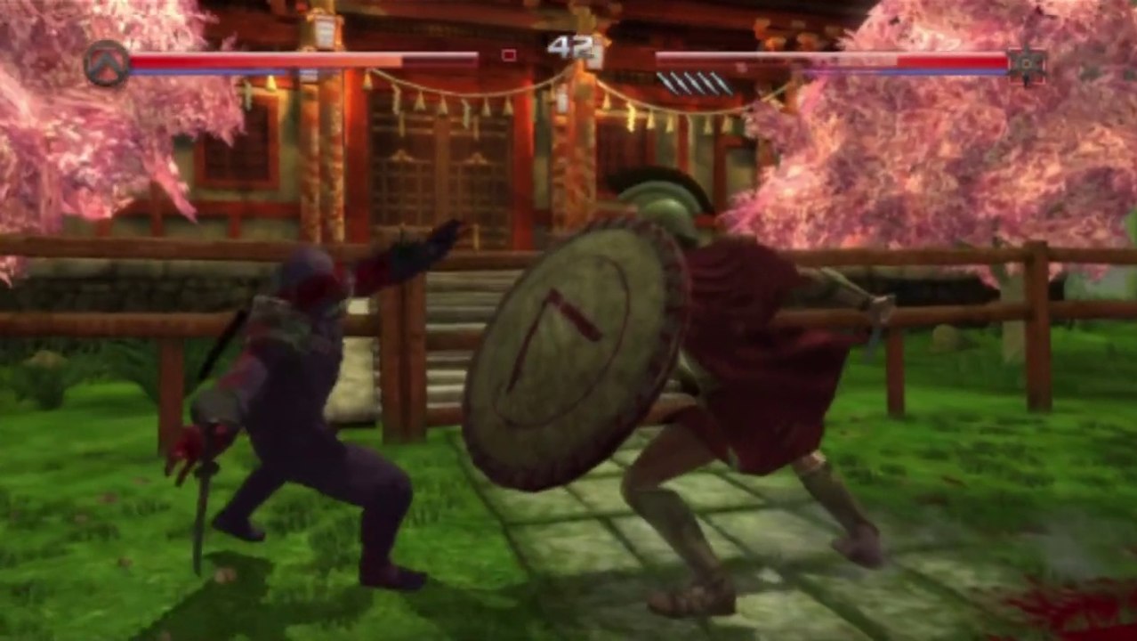 Spartan VS Ninja In A Deadliest Warrior The Game Battle / Match / Fight